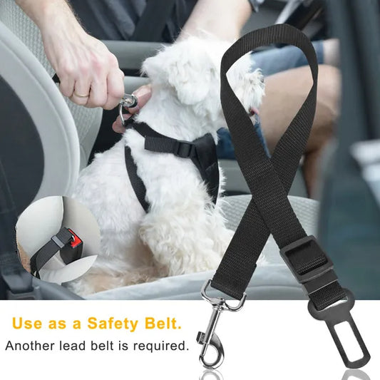 2-Pack Dog Seat Belt Harness – Adjustable Car Safety Lead”).